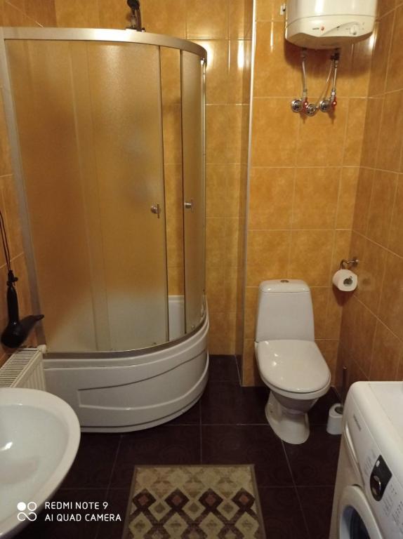 Koupelna v ubytování Genuez