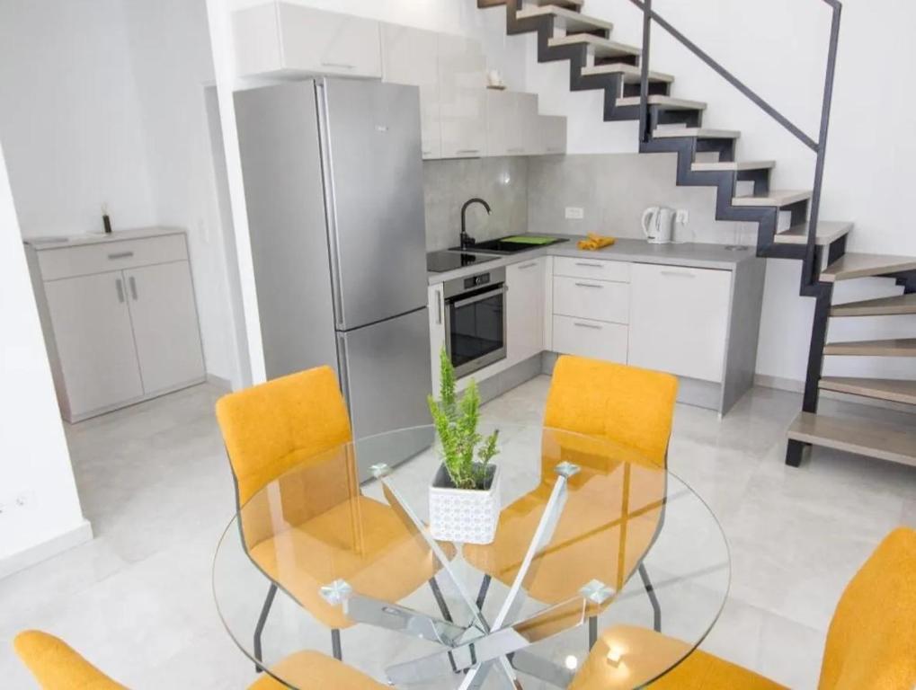 Η κουζίνα ή μικρή κουζίνα στο Apartment Viola 1