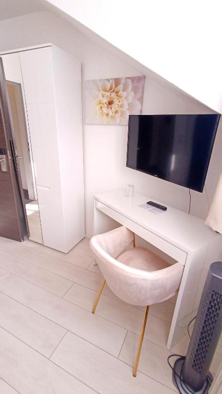 TV a/nebo společenská místnost v ubytování Hotel Luisenhof
