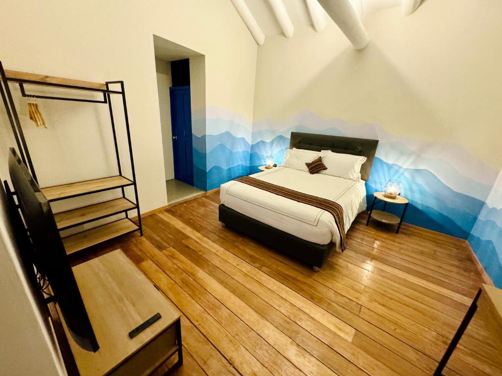Krevet ili kreveti u jedinici u okviru objekta Way Kap Hostel Cusco