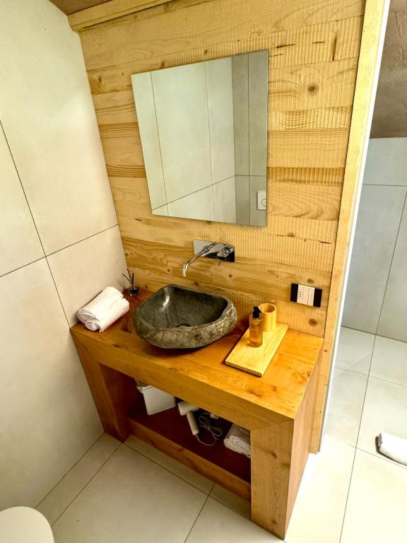 Koupelna v ubytování B&B La Paganina