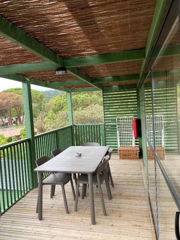 Balkón nebo terasa v ubytování Camping Cala Pola