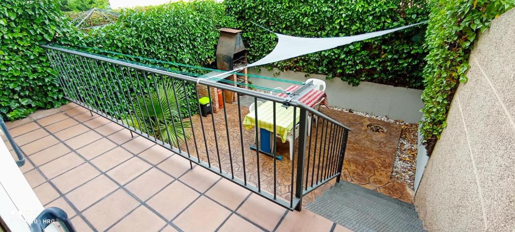 Balkón alebo terasa v ubytovaní La Casita de Hugo