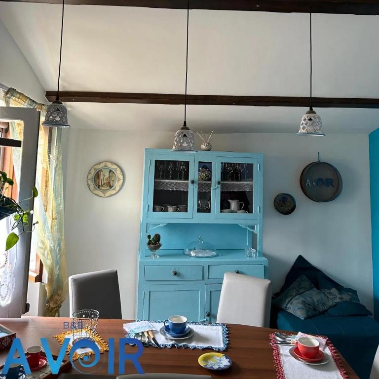 Posezení v ubytování B&B A Voir