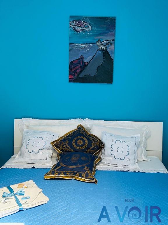 Postel nebo postele na pokoji v ubytování B&B A Voir