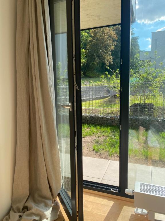 Zahrada ubytování Apartman s terasou, v novostavbe