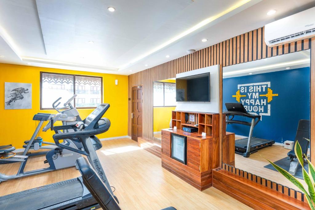 Fitness centrum a/nebo fitness zařízení v ubytování Turaco Nungwi Resort