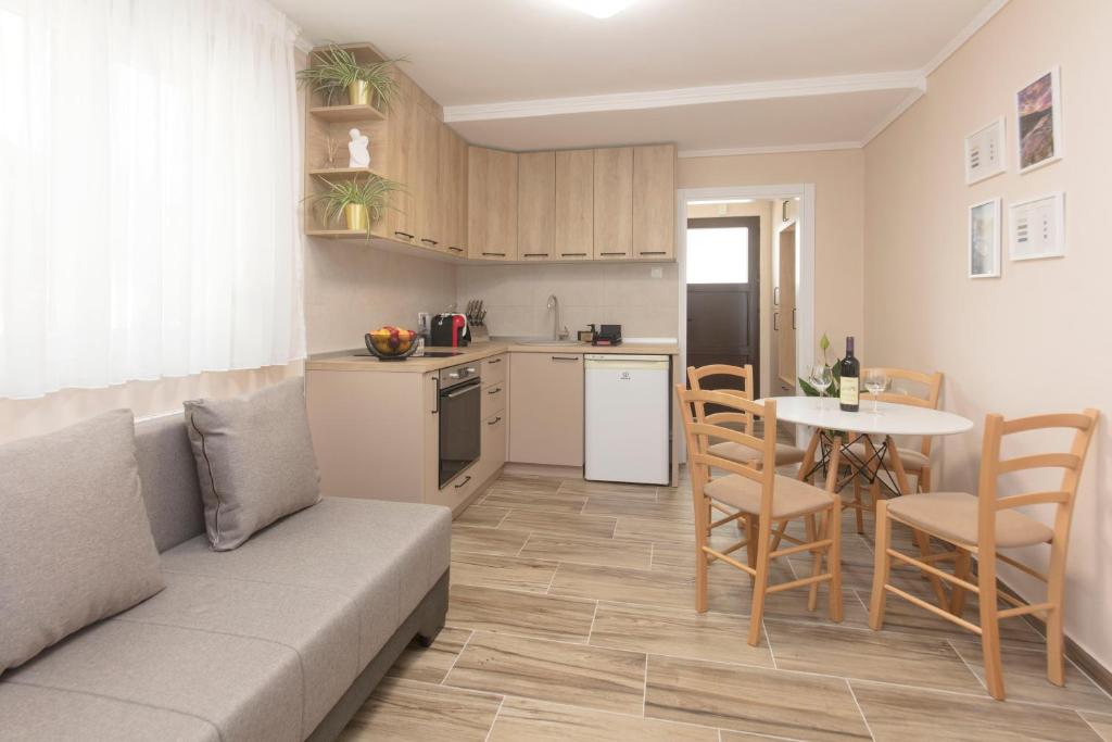 Kuchyň nebo kuchyňský kout v ubytování Apartment Olive Risan