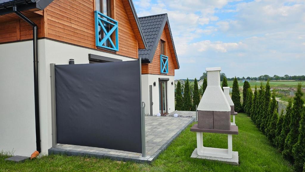 Zahrada ubytování Domki U Sieronia