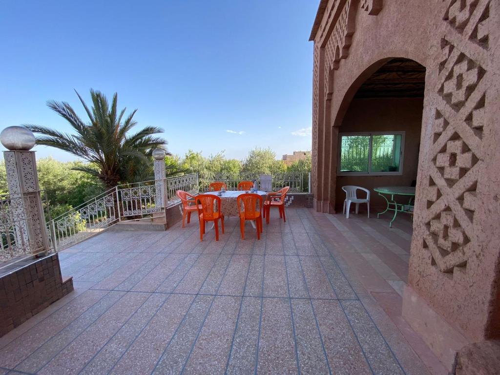 Balkón nebo terasa v ubytování chez l'habitant amazigh