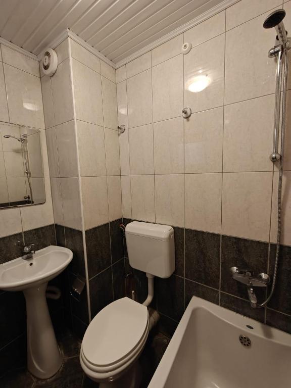 Koupelna v ubytování Hotel ARISTON