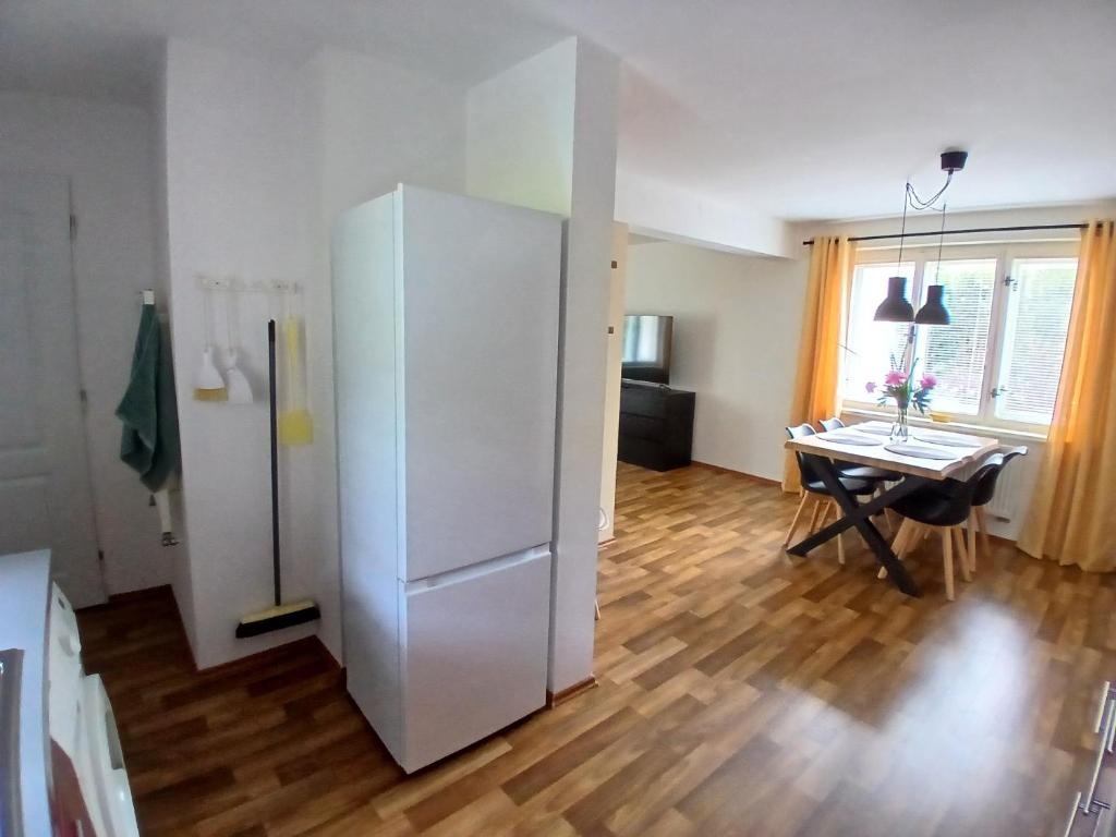 Kuchyň nebo kuchyňský kout v ubytování Dům Krčín