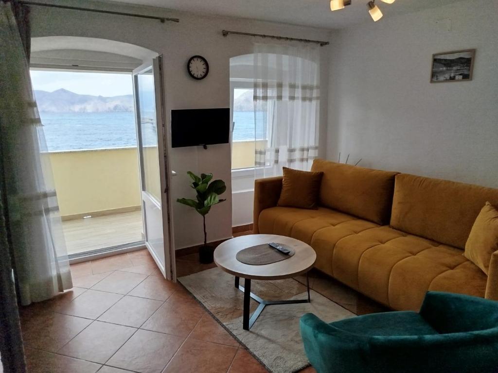 Posezení v ubytování Apartmani Obala
