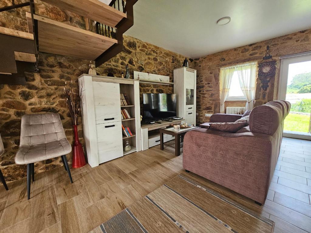 Køkken eller tekøkken på Casa da Colorada - Costa da Morte