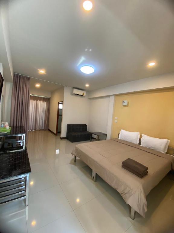 TV a/nebo společenská místnost v ubytování DD Residence Sai5 Salaya ห้องพัก ดีดี สาย5 ศาลายา