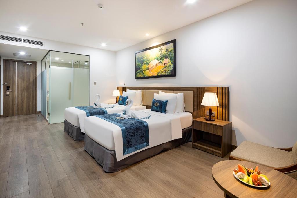 Phòng Deluxe 2 Giường Đơn Nhìn Ra Biển