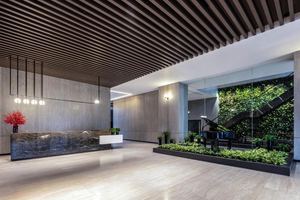 Zahrada ubytování Fraser Residence Hanoi