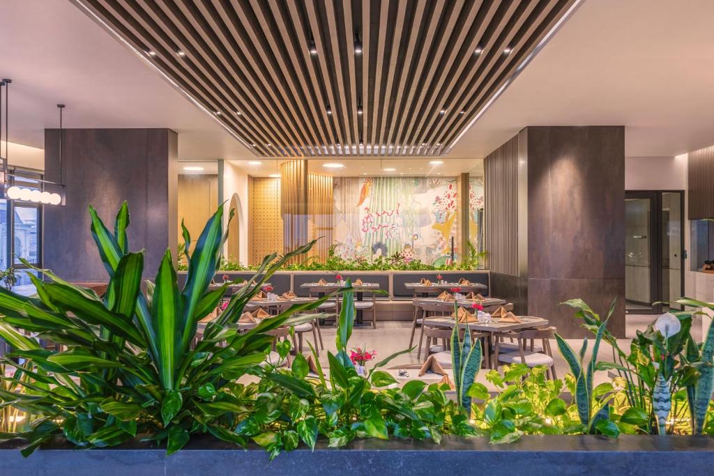 Posezení v ubytování Fraser Residence Hanoi