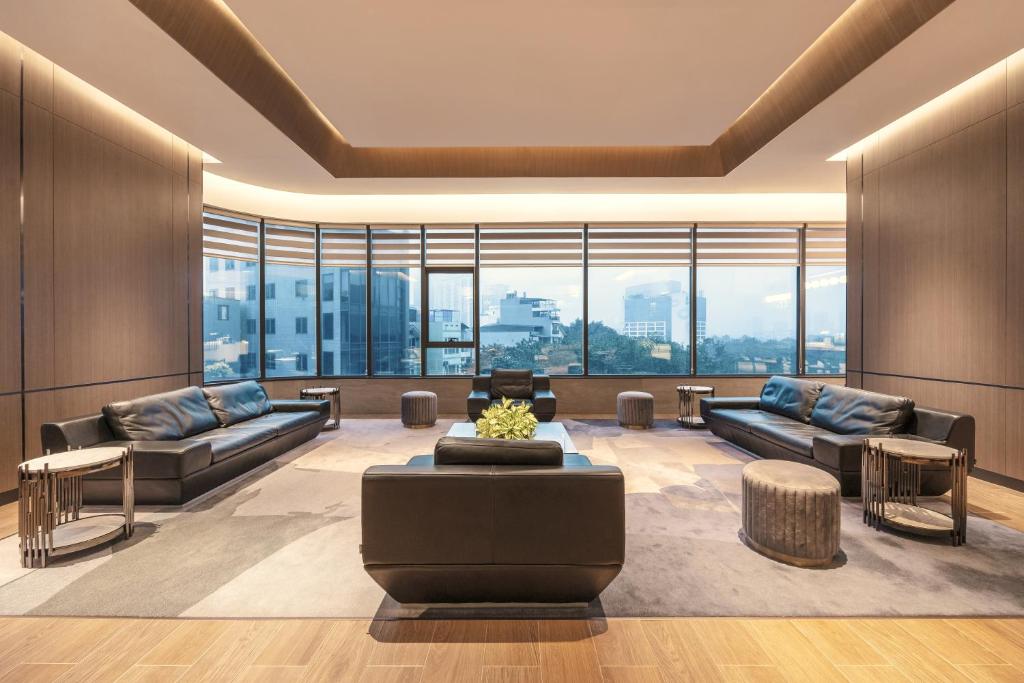 Posezení v ubytování Fraser Residence Hanoi