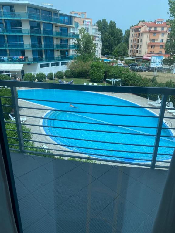 Pool view, two-room apartment, Sunny Beach