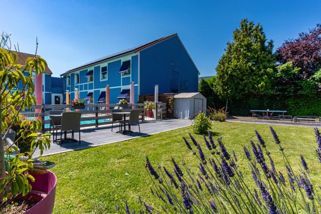Zahrada ubytování Hotel Restaurant Argos, Strasbourg Nord