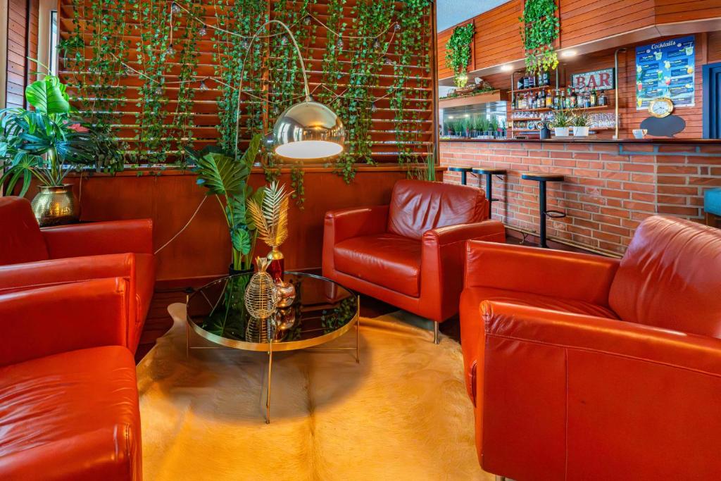 Posezení v ubytování Hotel Restaurant Argos, Strasbourg Nord