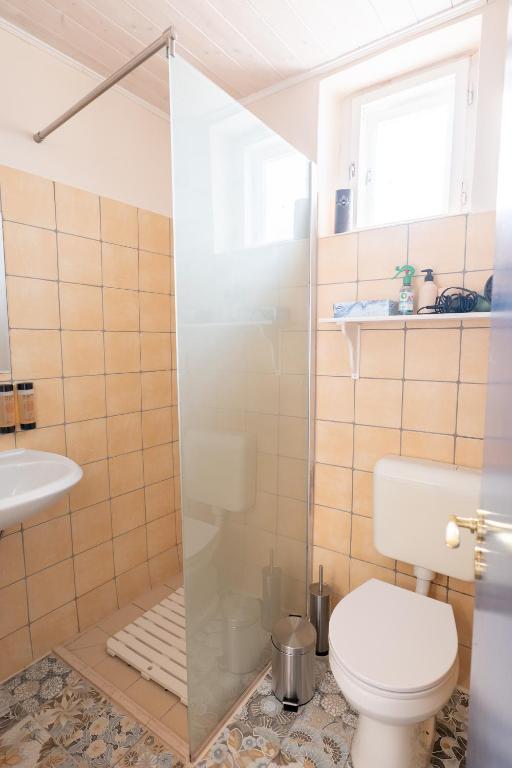 Koupelna v ubytování Ribizli Vintage Vendégház