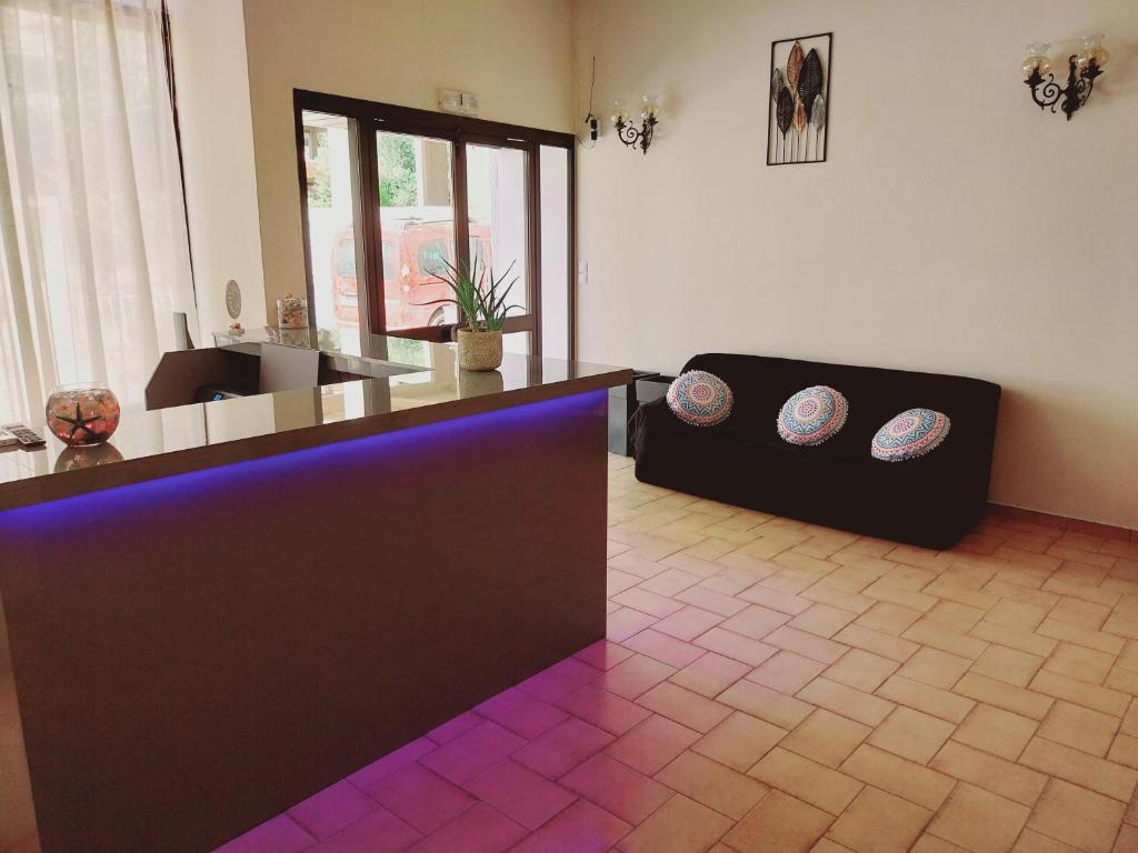 Posezení v ubytování Hotel Liliana