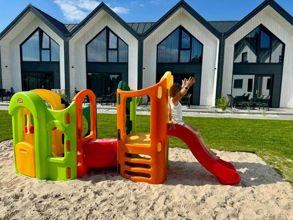 Herní místnost nebo prostor pro děti v ubytování Baltic Atelier domki nad morzem
