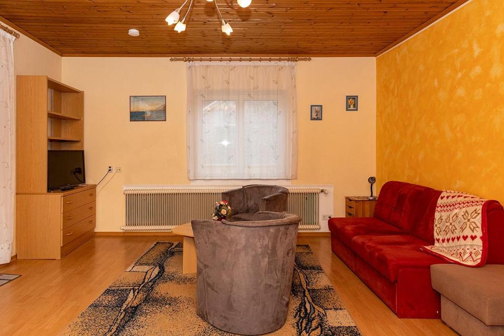 Posezení v ubytování Haus Rosemarie