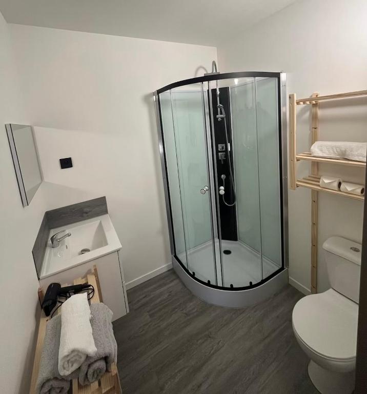 Koupelna v ubytování Gîte1 pour 6 personnes