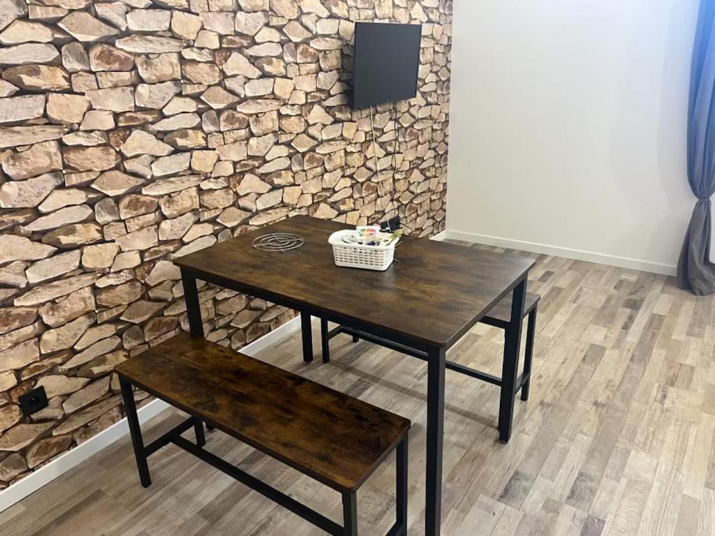 TV a/nebo společenská místnost v ubytování Gîte1 pour 6 personnes