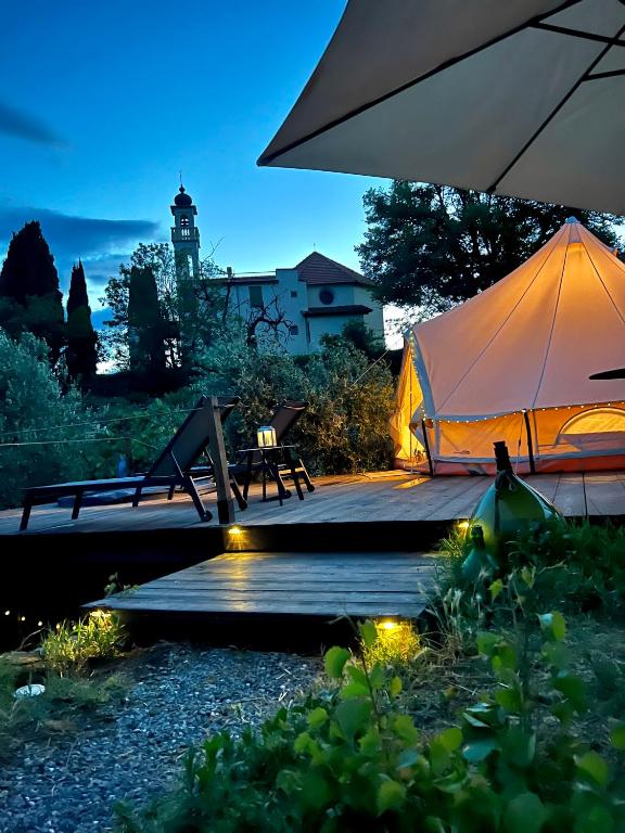 Zahrada ubytování Stecadó Glamping