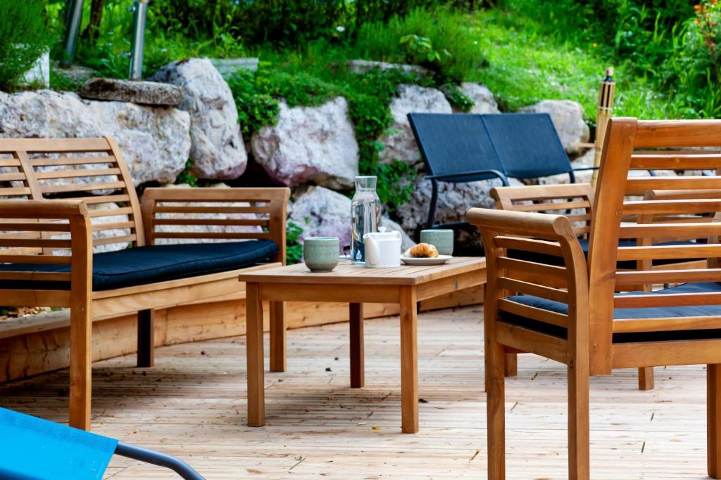 Zahrada ubytování Auberge des Montauds - Hôtel & Restaurant