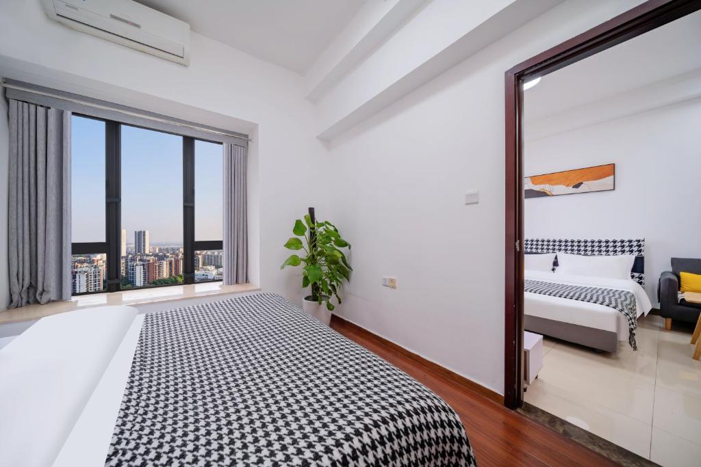 Guangzhou Lijing Aparthotel Pazhou Exhibition Center - Next to Exit D of Wanshengwei MTR Station - Suite D'une Chambre