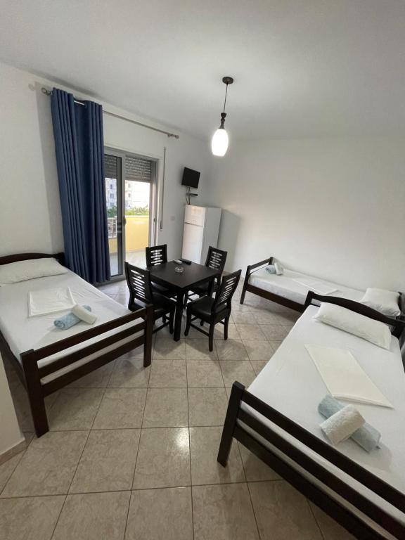 Postel nebo postele na pokoji v ubytování Hotel Restaurant Globi