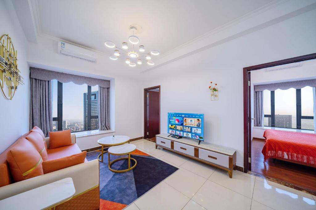 Guangzhou Lijing Aparthotel Pazhou Exhibition Center - Next to Exit D of Wanshengwei MTR Station - Suite De Deux Chambres