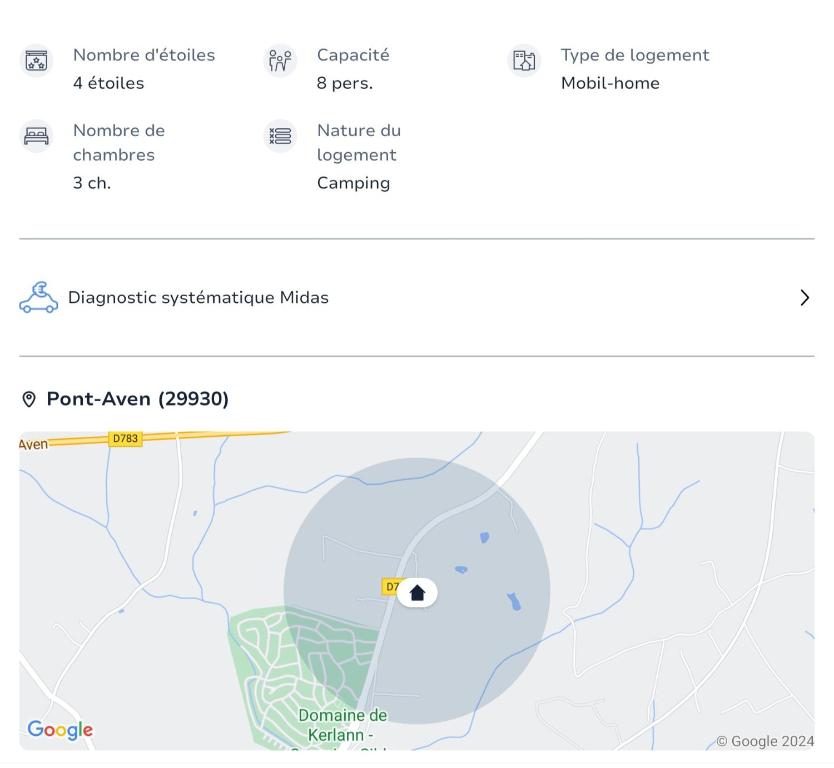 ポン・タヴェンにあるMobil-home anglais 3 chambresのギャラリーの写真