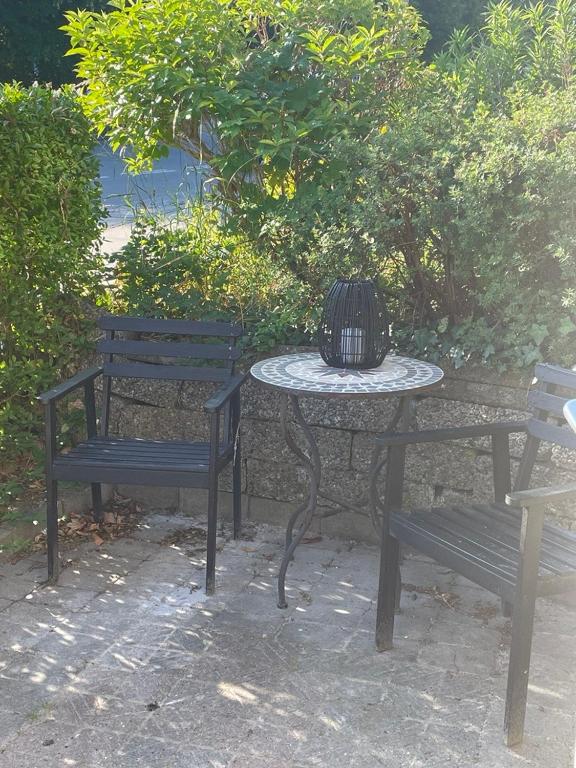 Zahrada ubytování Jonstrupvejens Apartments Lejl D