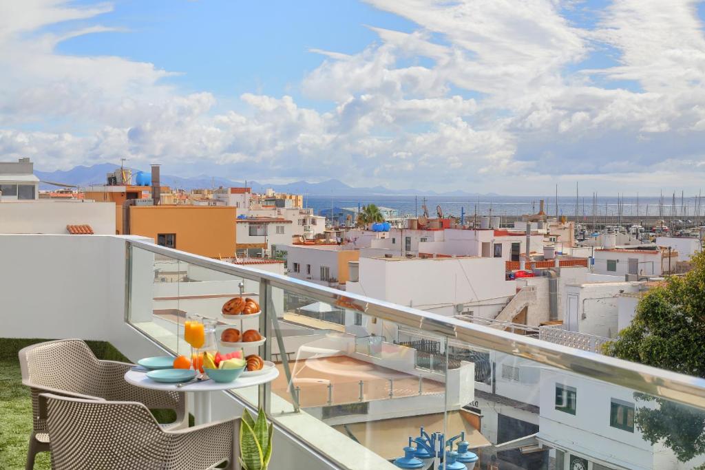 Balkón nebo terasa v ubytování 4rooms Fuerteventura