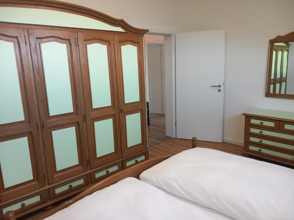 Postel nebo postele na pokoji v ubytování Haus Panorama