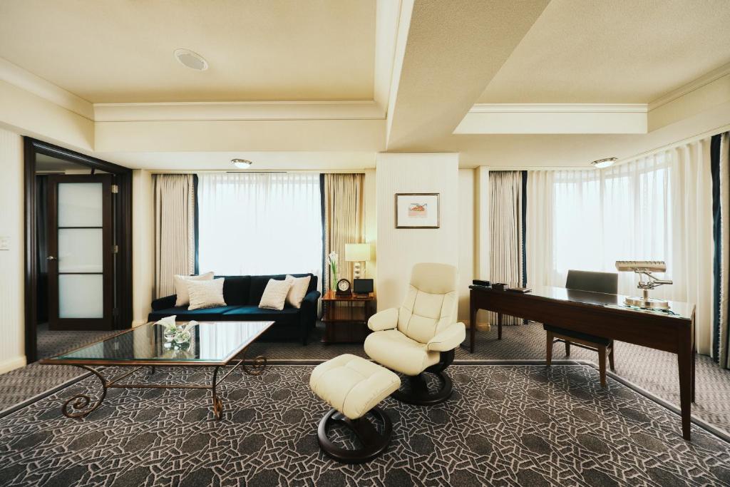 Posezení v ubytování Imperial Hotel Tokyo