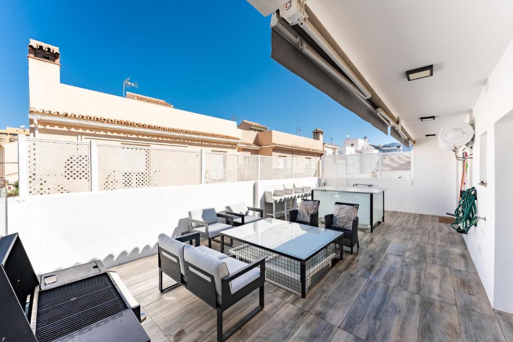En balkon eller terrasse på Apartamento Miguel Marquez Casajari