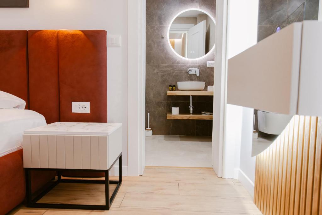 Postel nebo postele na pokoji v ubytování Hotel Olsi