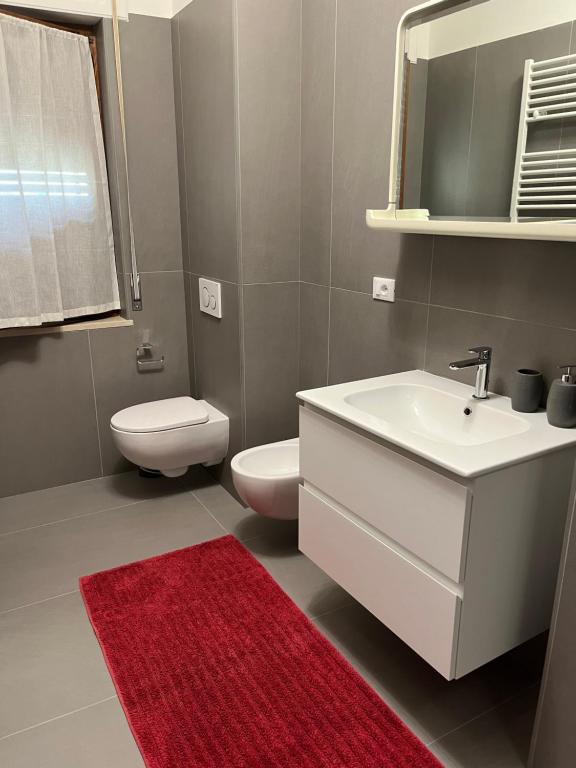 Koupelna v ubytování B&B Del Porto