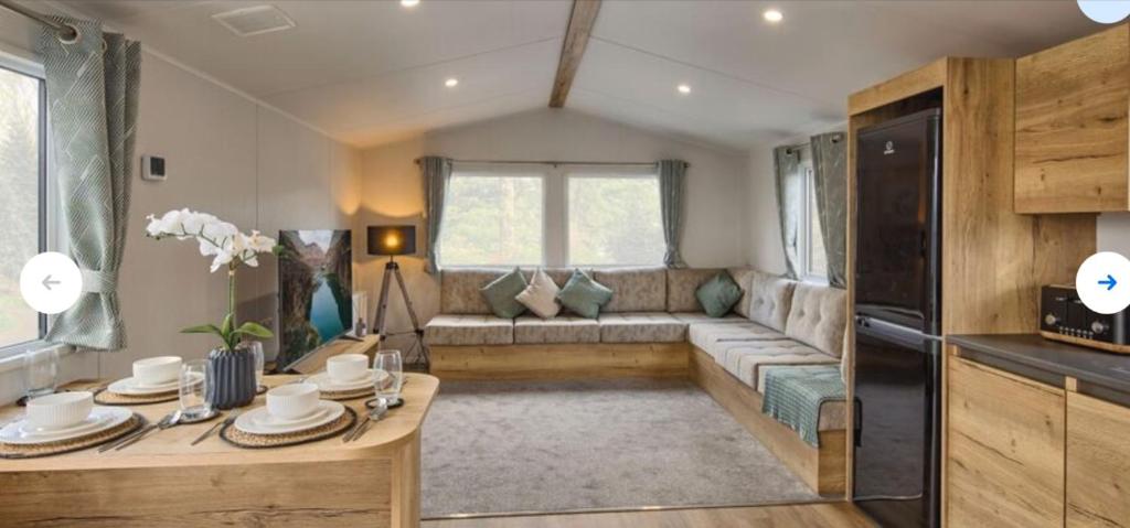 Et opholdsområde på Sea view, Isle of White with decking, Thorness bay