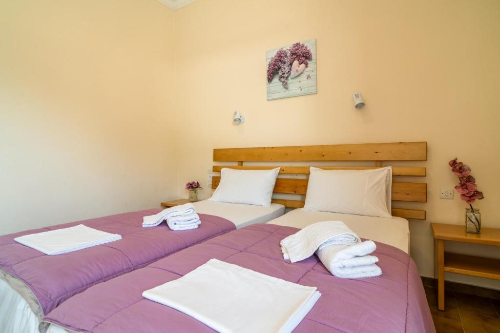 Postel nebo postele na pokoji v ubytování Hotel Hercules