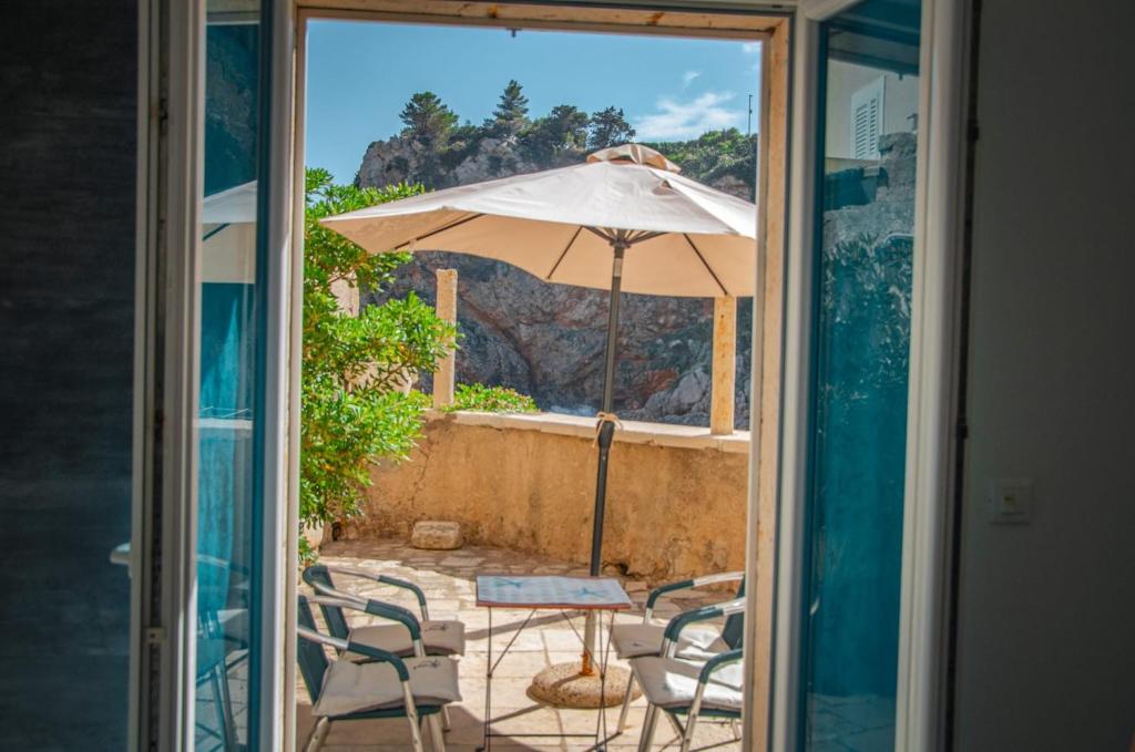 Patio alebo iná vonkajšia časť ubytovania Apartment Šulić
