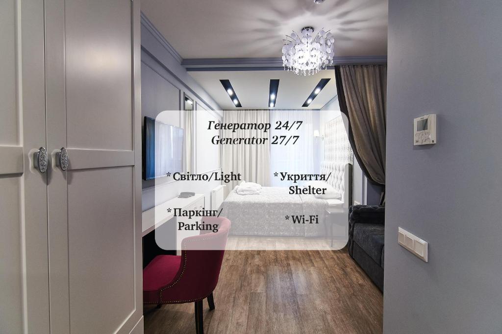 Postel nebo postele na pokoji v ubytování Light Hotel