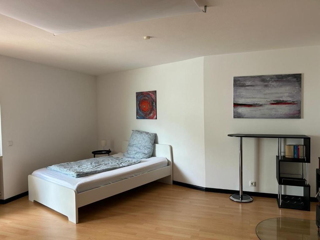 Postel nebo postele na pokoji v ubytování Apartment Weßling